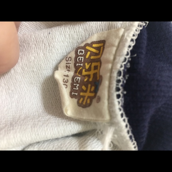 Bei Emi Striped Pant with Leather Accent - Picture 6 of 6